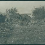 Marasti - Case arse de inamic in retragere - 12 iulie 1917