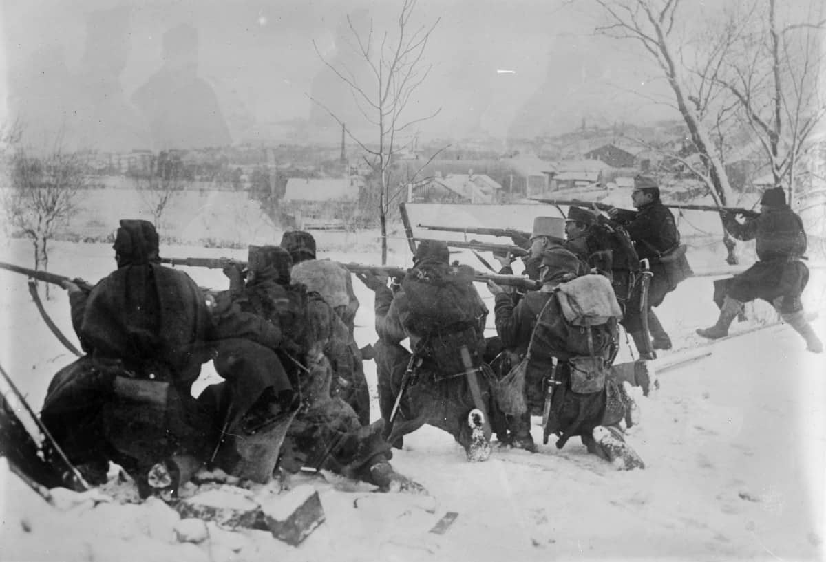 Bucovina lupte lângă Cernăuți 1915