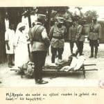 Moldova regele Ferdinand în vizită la spital 1917